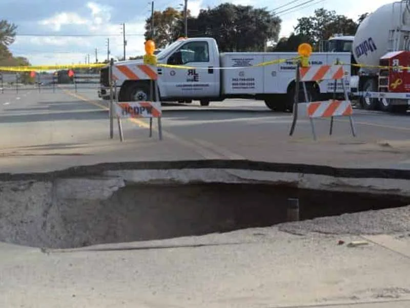 Sinkhole Remediation Services in Crescent City